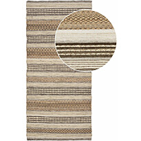 Käytävämatto House Nordic Morena, käsin kudottu, 80x180cm, ruskea/harmaa