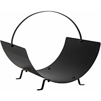 Polttopuukori/-teline House Nordic Tires, 40x35x33.5cm, musta teräs