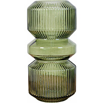 Maljakko House Nordic Vase, ø12x25cm, vihreä lasi