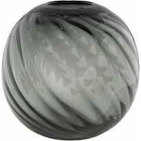 Maljakko House Nordic Vase, ø20x19cm, suupuhallettu lasi, harmaa