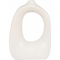 Maljakko House Nordic Vase, 19x9x28.5cm, keramiikka, valkoinen