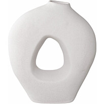 Maljakko House Nordic Vase, 24x10.5x27.8cm, keramiikka, valkoinen