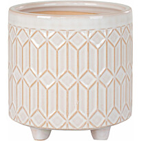 Kukkaruukku House Nordic Flowerpot, ø20x19.5cm, keramiikka, valkoinen