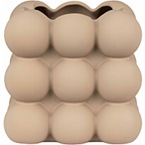 Kukkaruukku House Nordic Flowerpot, 13.5x13.5x13cm, keramiikka, ruskea