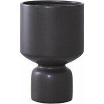 Kukkaruukku House Nordic Flowerpot, ø15x23.5cm, keramiikka/musta