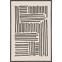 Canvastaulu House Nordic Lipari No.1, 100x140cm, musta/beige