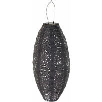LED-aurinkokennolyhty House Nordic Foxdale, IP44, harmaa