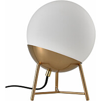 Pöytävalaisin House Nordic Chelsea, Ø20cm, messinki/valkoinen