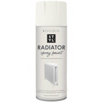 Spraymaali pattereille Rust-Oleum STYL, 400ml, valkoinen RAL 9016