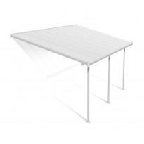Terassikatos Palram-Canopia Feria, 3x5.5m, valkoinen/kirkas