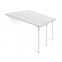 Terassikatos Palram-Canopia Feria, 3x4.3m, valkoinen/kirkas