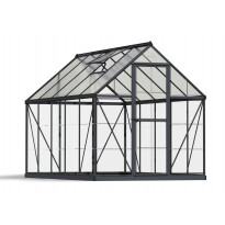 Kasvihuone Palram-Canopia Hybrid, 5,7m², 6x10ft, harmaa