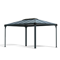 Paviljonki Palram-Canopia Martinique 4300, 3x4.3m, 12.7m², harmaa