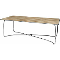 Pöytä Hillerstorp Spring 100x220cm, tiikki