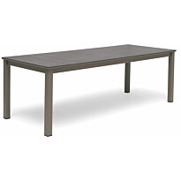 Ruokapöytä Hillerstorp Jet Set, 90x220cm, beige, keraaminen lasitaso