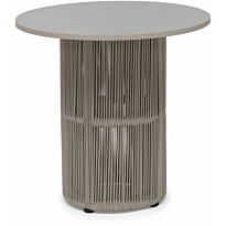 Sivupöytä Hillerstorp Kattvik Ø46cm, beige