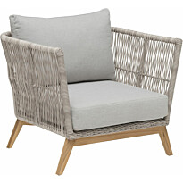 Nojatuoli Hillerstorp Himmelsnäs, beige/tiikki