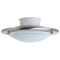 LED-plafondi Heat, Alfa Ø31cm, 12W, harjattu teräs