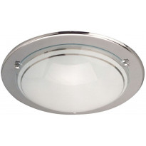 Plafondi Heat Alfa, Ø31cm, kromi
