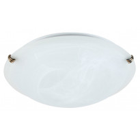 Plafondi Heat Gala Murano, Ø40cm, 2x45W, valkoinen