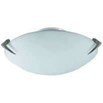 Plafondi Heat Gala Satin, Ø46cm, 3x45W, valkoinen