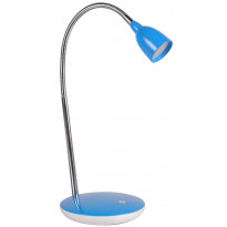 LED-pöytävalaisin Heat Flex LED 41cm, sininen