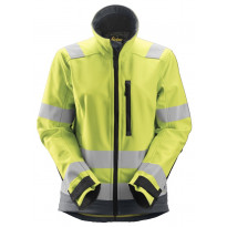 Naisten softshell-huomiotakki Snickers Workwear 1237, keltainen