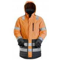 Huomioparkatakki Snickers Workwear AllroundWork 1830, LK 3, oranssi