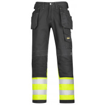 Huomiotyöhousut Snickers Workwear 3235, lk 1, puuvilla