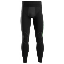 Pitkät alushousut Snickers Workwear FlexiWork 9428, stretch, musta/harmaa
