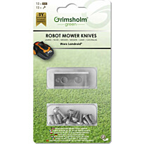 Terä Grimsholm Worx-robottileikkuriin 12kpl