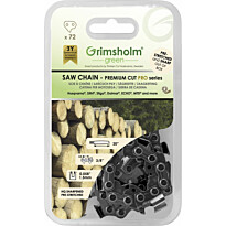 Moottorisahan ketju Grimsholm 20&quot; 72dl 3/8&quot; 1.5mm Premium Cut Pro
