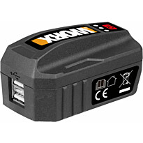 USB-adapteri Worx WA4009 Worx-akkuille