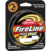 Kuitusiima FireLine Tracer Braid 110m Smoke/Flamegreen