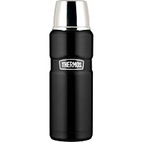 Terästermos Thermos King mattamusta eri kokoja