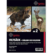 Riistasäkki 5etta metsäkauris/villisika 215x72cm
