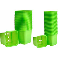 Muoviruukut Weibulls 30kpl 6cm limevihreä