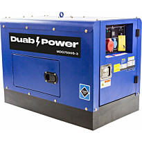 Aggregaatti Duab-Power MDG7500S-3 3-vaihe diesel hiljainen