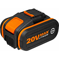 Akku Worx 20V 4.0Ah merkkivalolla