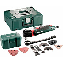 Monitoimityökalu Metabo MT 400 Quick Set sisältää tarvikkeet puulle ja kaakelille