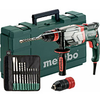 Poravasara Metabo UHEV 2860-2 Quick Set SDS-plus sisältää pora-/meisselisarjan (10 osaa)