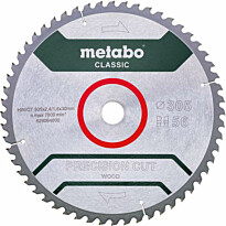 Pyörösahanterä Metabo &quot;Precision Cut Wood-Classic&quot; 305x30 Z56 WZ 5° neg