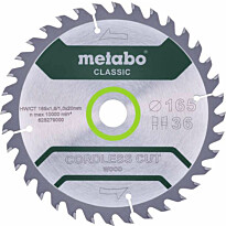 Pyörösahanterä Metabo HM HW/CT 165x20 18 WZ 20° Classic