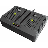 Kaksoislaturi Worx 20V 4Ah WA3883