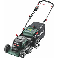 Akkuruohonleikkuri Metabo RM 36-18 LTX BL 46 18V sisältää 2x5.2Ah akut ja ASC 145 Duo -laturin