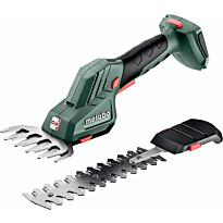 Akkuruohonleikkuri Metabo RM 36-18 LTX BL 36 sisältää 2x5.2 Ah akkuja ja laturin