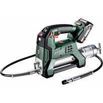 Rasvaruisku Metabo FP 18 LTX sisältää 2x2Ah akut ja laturin