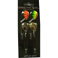 Spinner Abu Garcia Rig Svartzonker 4kpl Silver Gold Fire Tiger Red Tiger