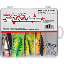 Viehesarja Berkley Pulse Shad Box 8cm sisältää jigipäät