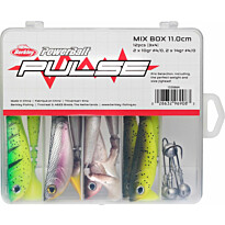 Viehesarja Berkley Pulse Shad Box 11cm sisältää jigipäät